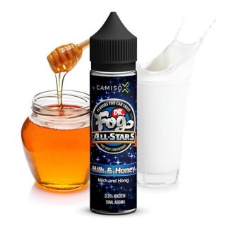 DR. FOG - ALL STARS - Milk & Honey (Milch & Honig) Longfill Aroma mit Steuerzeichen