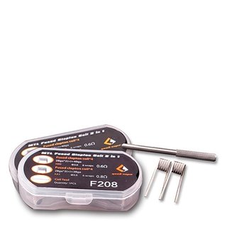 GEEK VAPE - 4 + 4 Pack Multi Strand Fused Clapton Coil F209 2 in 1