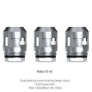 SMOK - 3er Pack TFV8 Baby V2 A2 Coil Verdampferkopf