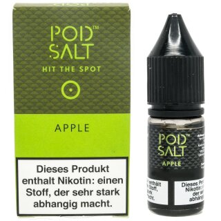 POD SALT - Apple Nikotinsalz Liquid mit Steuerzeichen