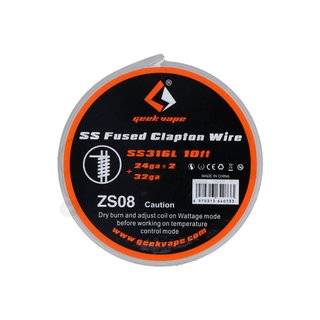 GEEK VAPE - SS Fused Clapton Wire - 10ft - ZS08