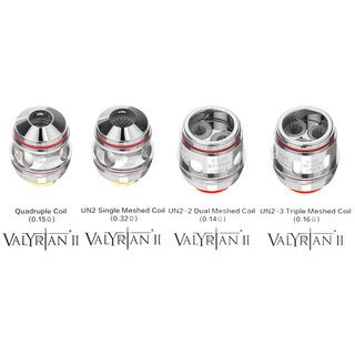UWELL - 2er Pack Valyrian 2 Coils Verdampferk&ouml;pfe UN2 0,14Ohm