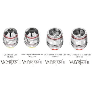 UWELL - 2er Pack Valyrian 2 Coils Verdampferköpfe UN2 0,14Ohm