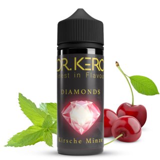 DR. KERO - Diamonds - Kirsche Minze Longfill 10ml Aroma mit Steuerzeichen