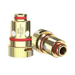 WISMEC - 5er Pack WV01 Single Verdampferköpfe 0,8 Ohm Coils