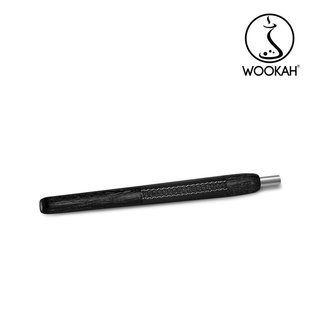 WOOKAH - Wooden Mouthpiece Nox Black Leather