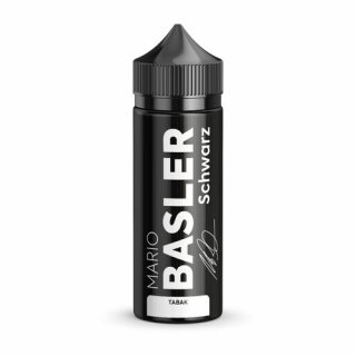 MARIO BASLER - Schwarz (Tabak) Longfill Aroma 12ml mit Steuerzeichen