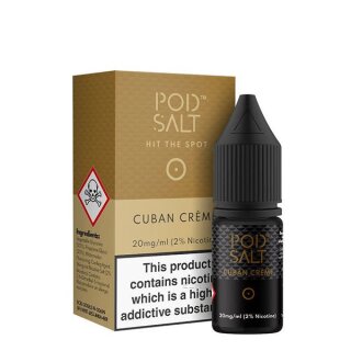 POD SALT - CBN Creme Nikotinsalz Liquid 10ml mit Steuerzeichen