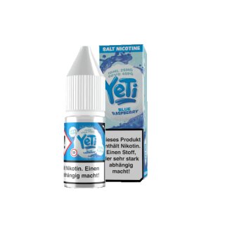 Yeti Blue Raspberry Nikotinsalz Liquid mit Steuerzeichen 10ml