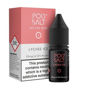 POD SALT - Lychee Ice Nikotinsalz Liquid mit Steuerzeichen