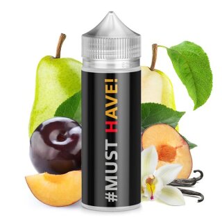 MUST HAVE - H (Neue Sorte, Pflaume, Vanille & Birne) Longfill Aroma mit Steuerzeichen