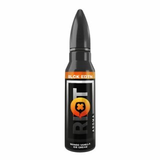 RIOT SQUAD - BLACK EDITION - Mango Vanilla Ice Cream Longfill Aroma mit Steuerzeichen