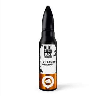 RIOT SQUAD - BLACK EDITION - Signature Orange Longfill Aroma mit Steuerzeichen