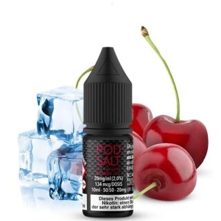POD SALT - Cherry ICE Nikotinsalz Liquid mit Steuerzeichen