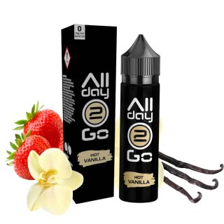 ALL DAY 2 GO - Hot Vanilla Longfill Aroma 5ml mit Steuerzeichen