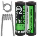 WOTOFO - 10er Prebuilt Ni80 Tri Core Fused Clapton Coil...