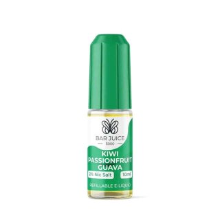 BAR JUICE 5000 - Kiwi Passionfruit Guava Nikotinsalz Liquid 10ml mit Steuerzeichen