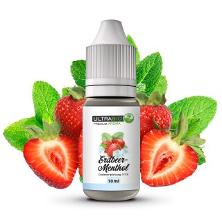 ULTRABIO - Erdbeere Menthol Aroma mit Steuerzeichen