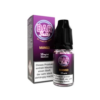 BAR SALT - by Vampire Vape Mango 10ml NicSalt Liquid mit Steuerzeichen