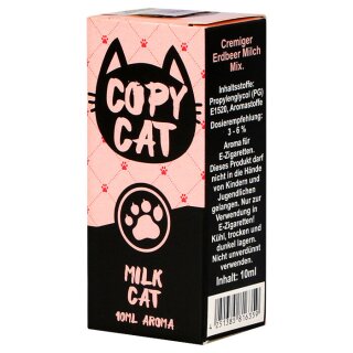 COPY CAT - MILK CAT Aroma 10ml mit Steuerzeichen