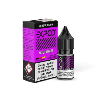 EXPOD - Mixed Berries Nikotinsalz Liquid 10ml mit Steuerzeichen