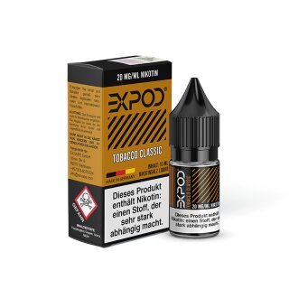 EXPOD - Tobacco Classic Nikotinsalz Liquid 10ml mit Steuerzeichen