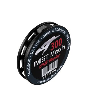 IMIST - Mesh 300 SS316L - 5mm x 3000mm -MTL / RDL- DNA REPLAY