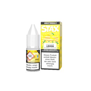 STRAPPED STAX - Sugar & Lemon Pancakes Nikotinsalzliquid 10ml mit Steuerzeichen