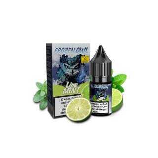 FROZEN OWL - Lime Mint Nikotinsalzliquid 10ml mit Steuerzeichen