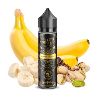 DON CRISTO X YOGS PFEIFEN -  Banana Tobacco Longfill Aroma 10ml mit Steuerzeichen