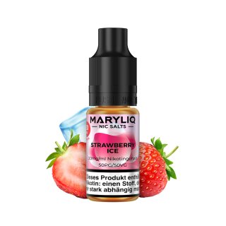 MARYLIQ - Strawberry ICE NicSalt Liquid 10ml