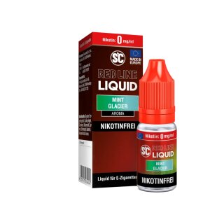SC - RED LINE - Nikotinsalz Liquid Mint Glacier 10ml mit Steuerzeichen